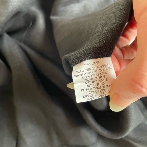 GORDON SMITH new linen dress, size 12 in black - Picture 9 of 11